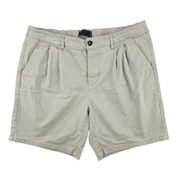 ASOS Other - Asos | 7" Pleated Front Shorts wButton Fly & Elastic Waistband| Size 36